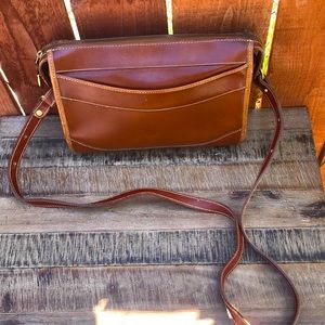 Brahmin vintage leather crossbody bag in good vintage condition